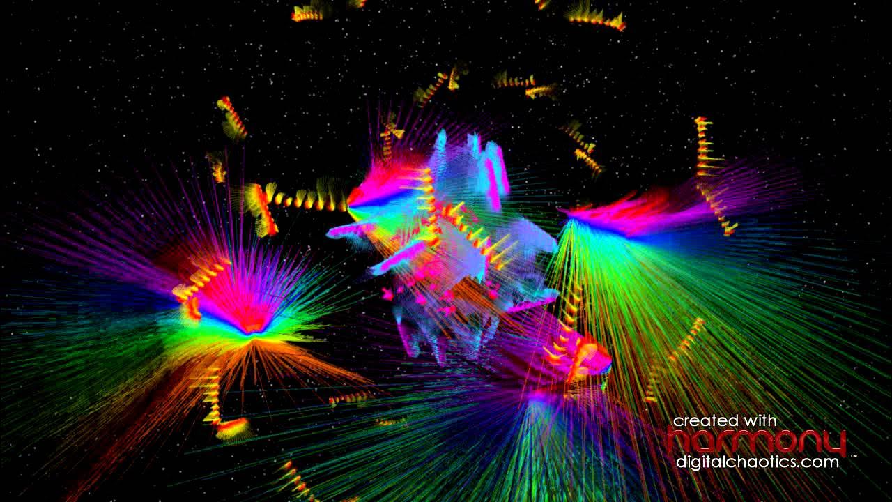 DigitalChaotics's tweet card. Waltz of the Flowers (The Nutcracker) - Tchaikovsky, Visual Music...