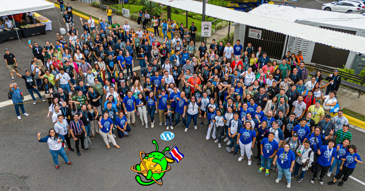 JosVelasco's tweet card. The amount of work and experience by the team made me realize why this is the biggest WordCamp event in LATAM.