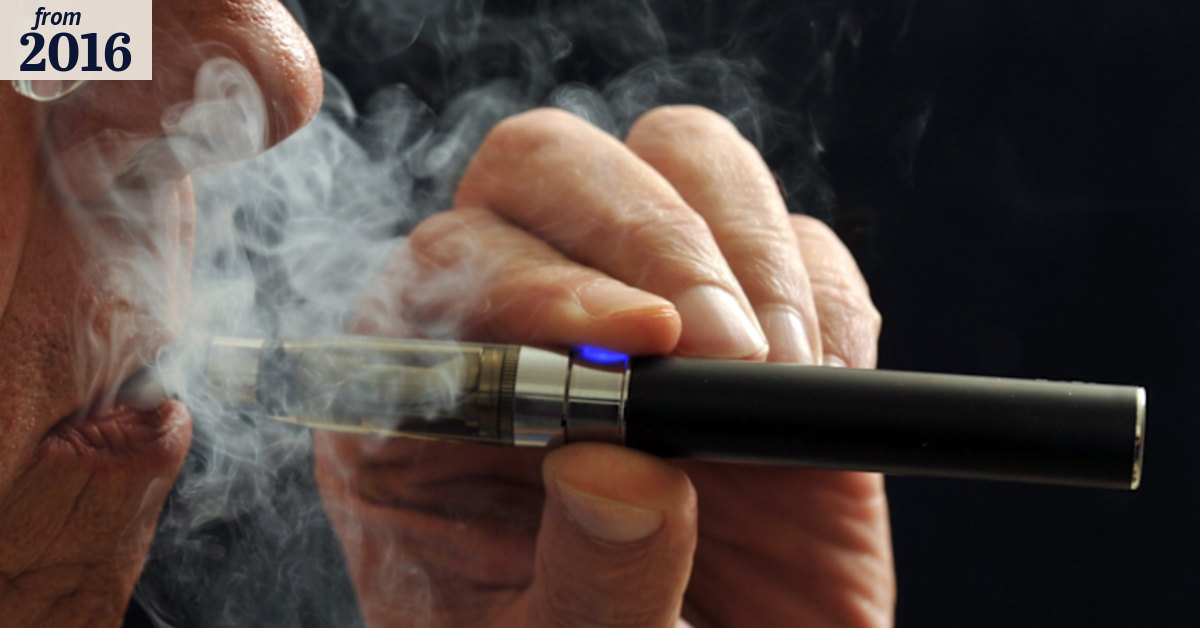 atomitron's tweet card. It's time to change laws that criminalise people for using nicotine in a less harmful form.