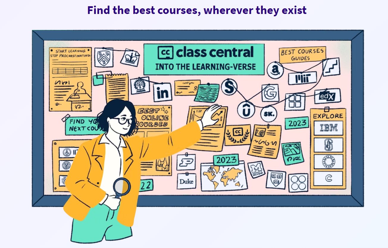 BlogDOpinions's tweet card. En el vasto mundo de la educación en línea, encontrar el curso perfecto puede ser un desafío abrumador. Aquí es donde Class Central se destaca como una