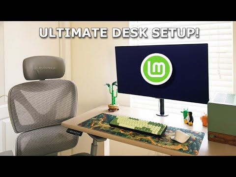 KaosSverige's tweet card. Ultimate Linux Mint Desk Setup: Desk to Custom PC & Full Customization #linux #FOSS #CachyOS #Nobara #PikaOS #EndeavourOS