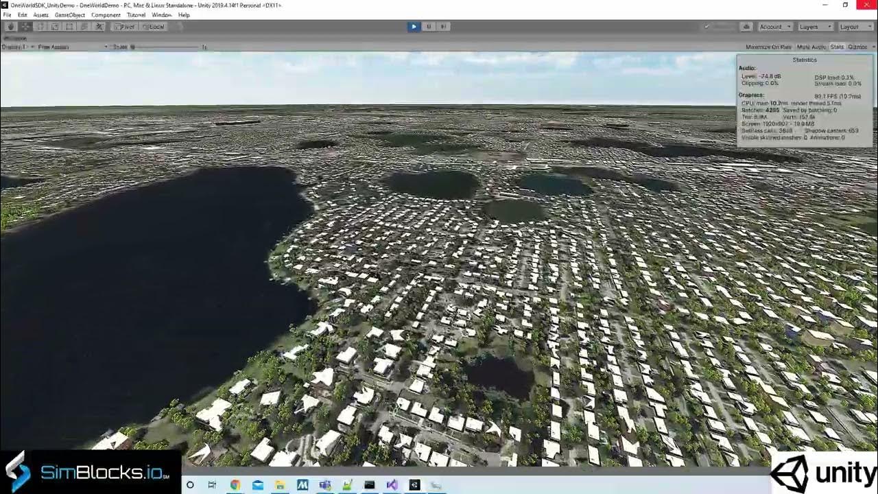 SimBlocks's tweet card. Orlando Digital Twin Update