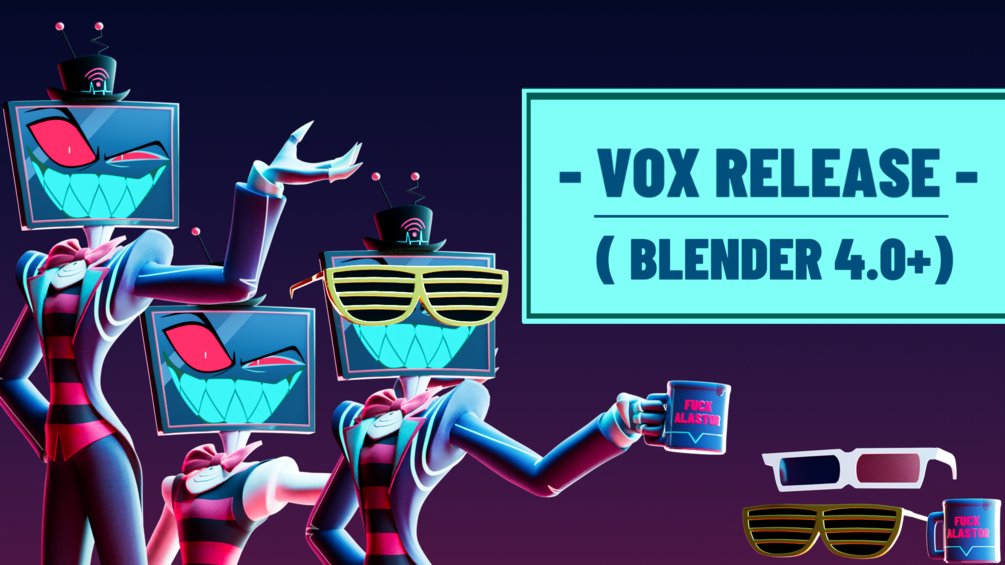 managementguru1's tweet card. "TRUST US WITH YOUR SAFETY!..." I present to you... VOX! Comes with a full rig and props for him!***IMPORTANT***YOU NEED TO HAVE AT LEAST SOME EXPERIENCE WITH BLENDER TO UNDERSTAND HOW TO USE THIS ...