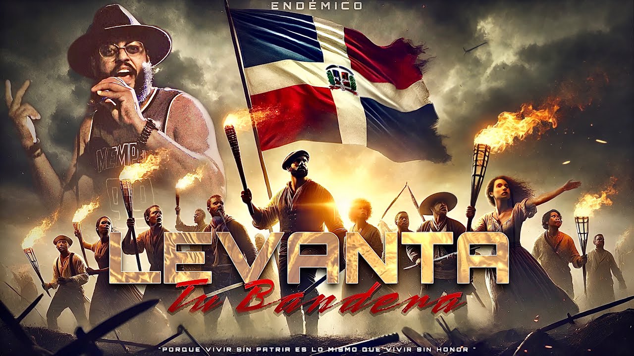 DiosPatriaLibe7's tweet card. LEVANTA TU BANDERA - EL DALLA (Visualizer.)