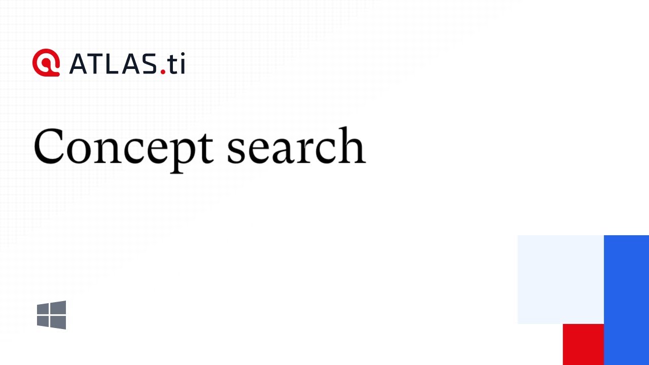 ATLASti's tweet card. ATLAS.ti Windows - Concept search