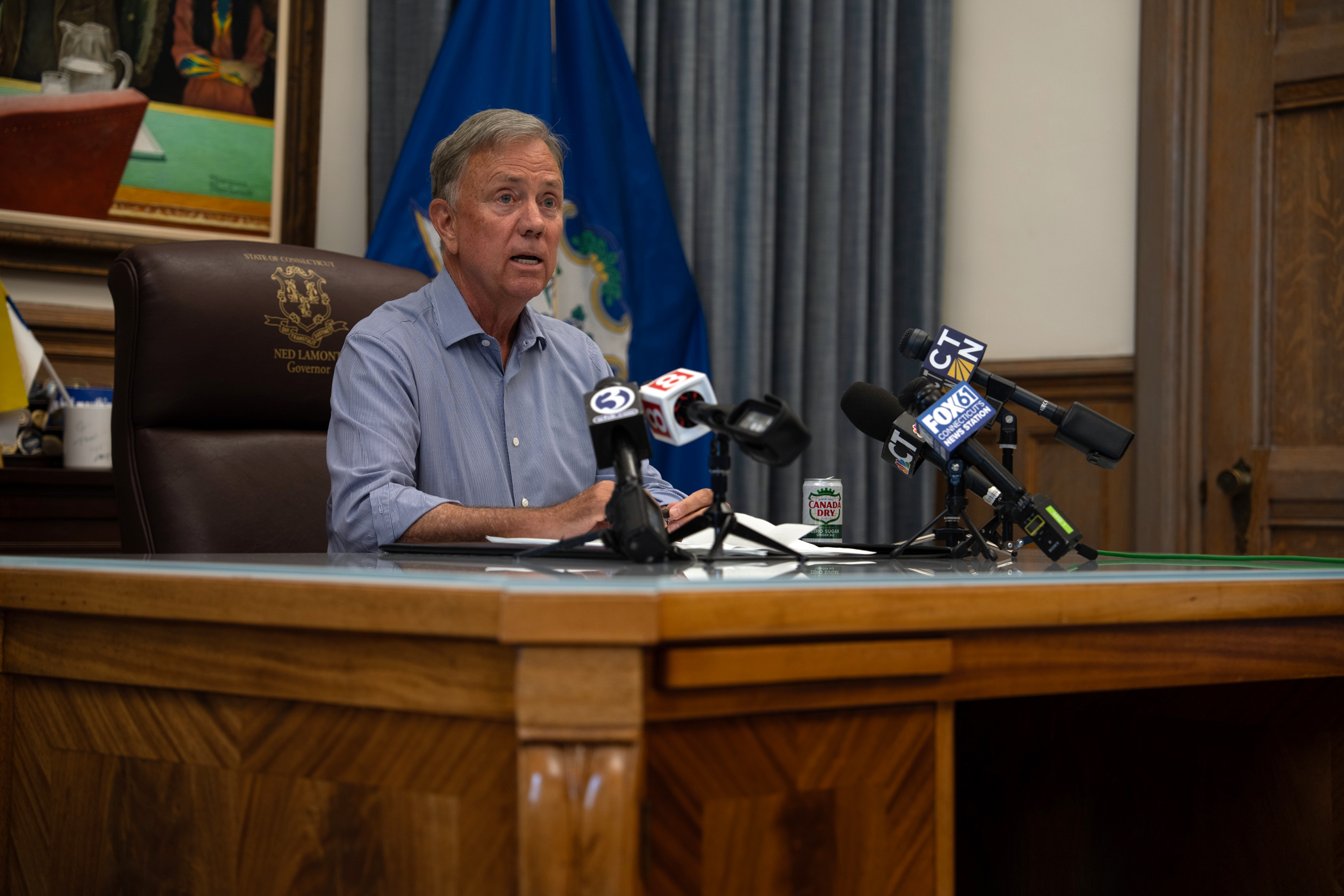 ctfog's tweet card. CT Gov. Ned Lamont involved his wife, a former state senator and others in discussions over how to respond to opposition to HB 5002.