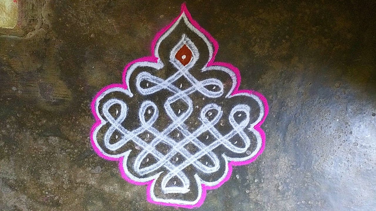 TodayKolangal's tweet card. Panguni uthiram special 6x2 border kolam designs | daily rangoli...