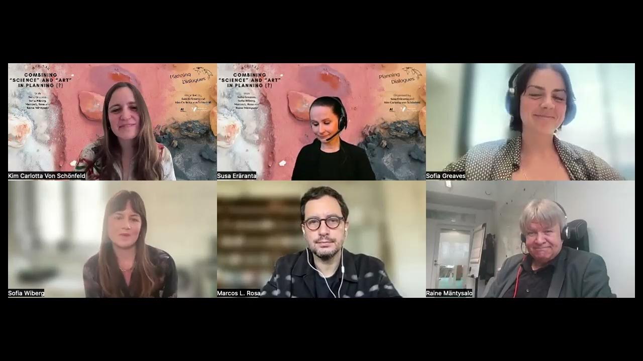 SofiaGreaves1's tweet card. Combining "Science" and "Art" in Planning (?)