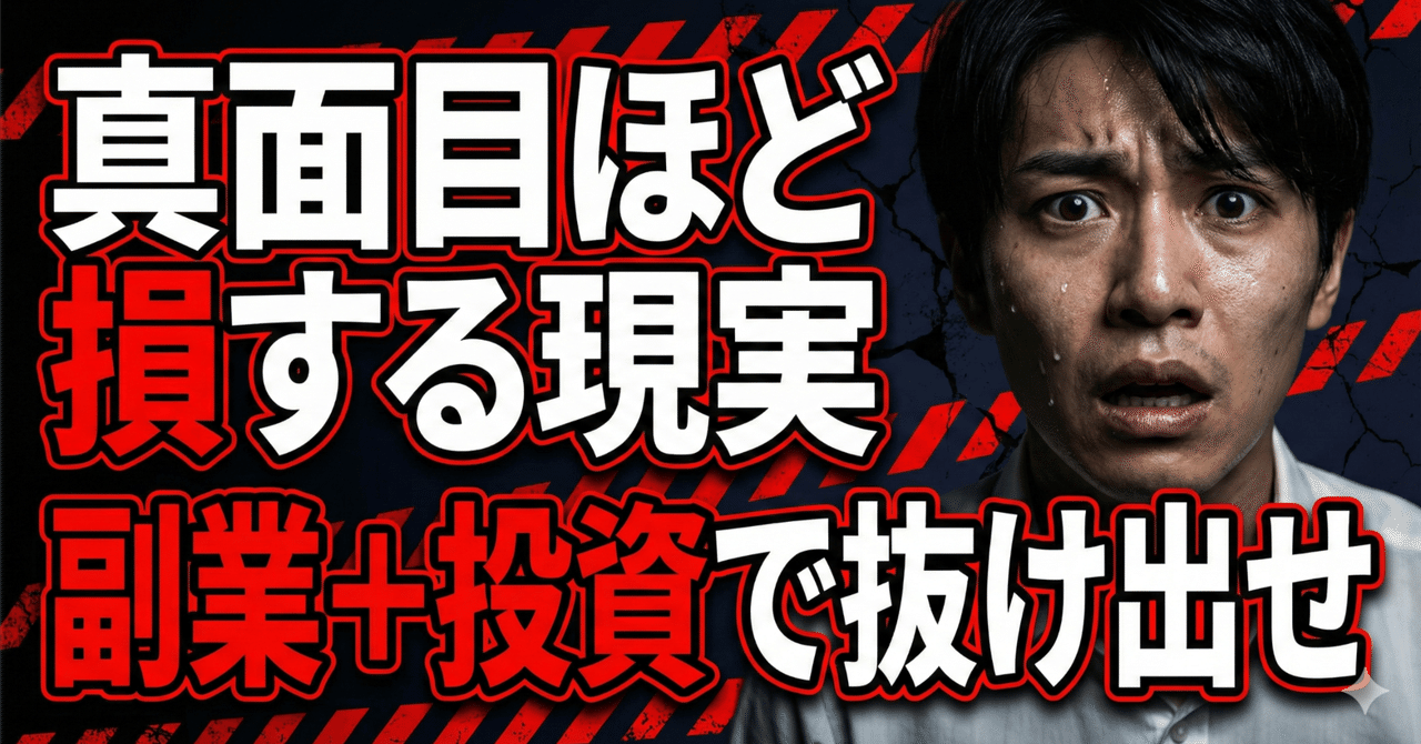 fukudan44's tweet card. こんにちは！副業フクロウ🦉です。 このnoteを開いたということは、 「このまま働くだけじゃ、どうせ一生変わらない」 そんな気配をどこかで感じているのだと思います。 もしそうなら、あなたの勘は鋭いです。 なぜなら── 普通に働くルートだけで生きていくのは、今の時代“詰みルート”だからです。 どれだけ真面目でも、 どれだけ頑張っても、 給料はちょっとしか増えない。 生活はギリギリのまま。...