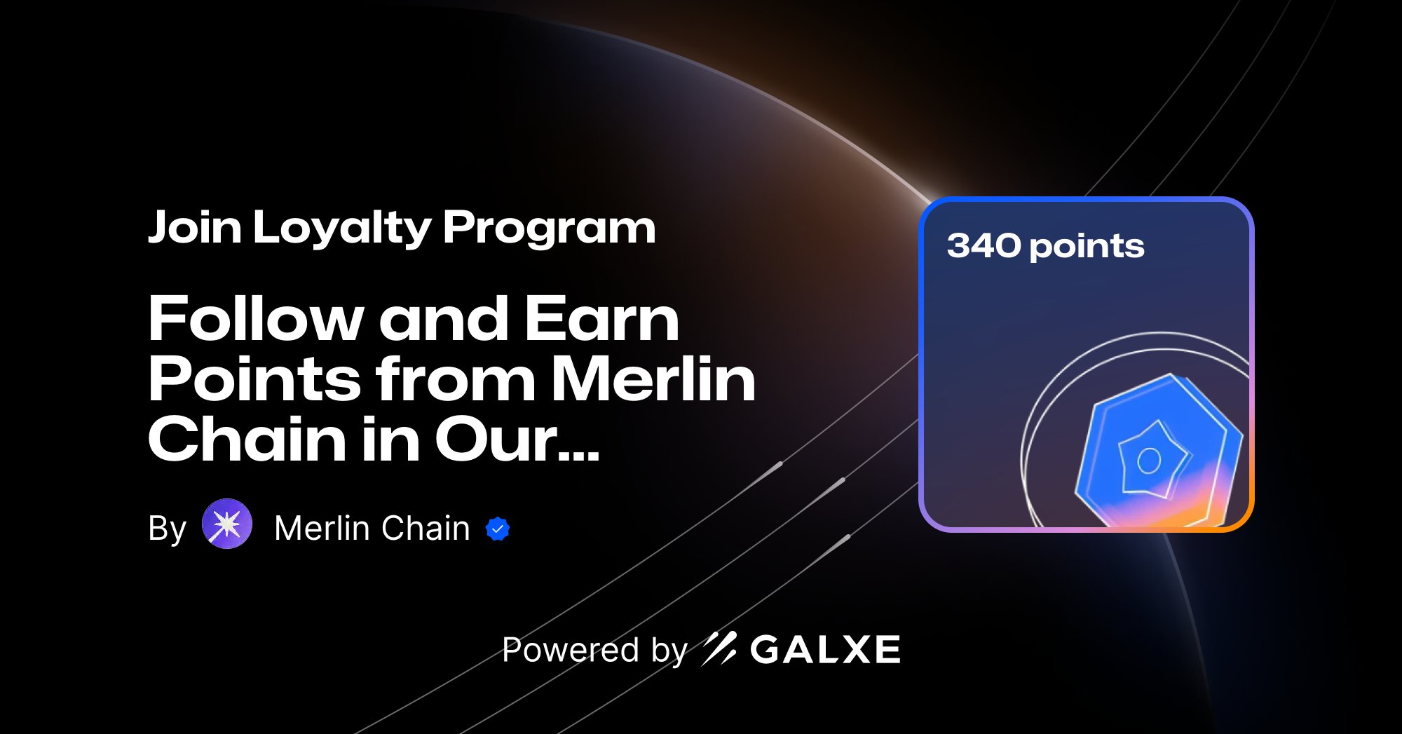 bwrnft's tweet card. Join Follow and Earn Points from Merlin Chain in Our Debut Campaign! on Galxe. Earn loyalty points by contributing to Merlin Chain and enhance your web3 presence and reputation.