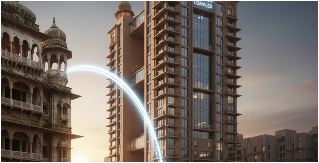 patna_press's tweet card. The century-old Dharamshala that once sheltered travellers for Rs 10 a month will soon return as a multi-storey complex mixing heritage with modern facilities for the community.