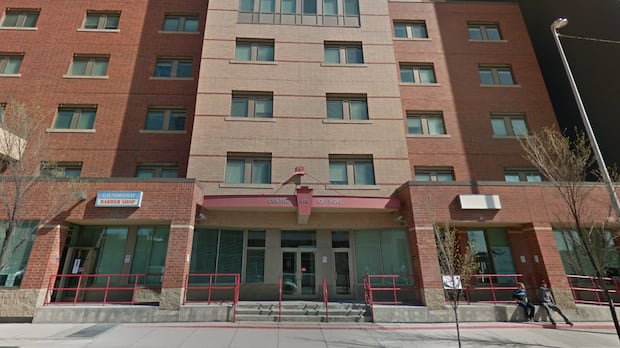 Chen_Gabriel's tweet card. Two security guards and the head of protective services at one of Calgary's largest homeless shelters have been fired after excessive force was used to evict homeless clients.