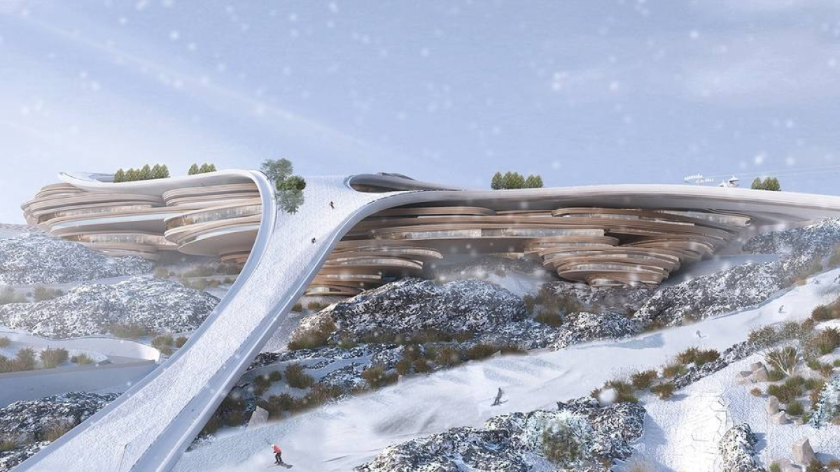 amturiel's tweet card. Polémica elección del país como sede de los Juegos Asiáticos de Invierno que se celebrarían en Trojena, un futurista complejo en medio del desierto...