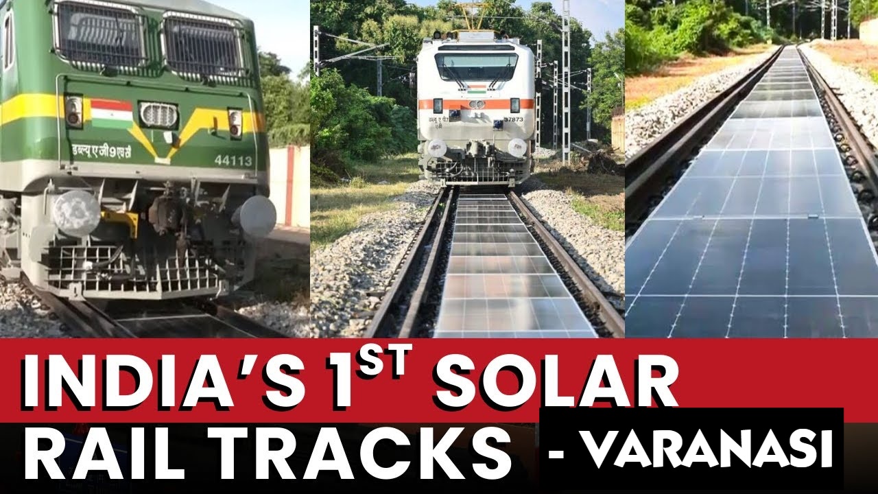 News360letter's tweet card. Indian Railways has officially inaugurated the nation's first removable solar panel system integrated between railway tracks at Banaras Locomotive Works (BLW), Varanasi, delivering a total peak...