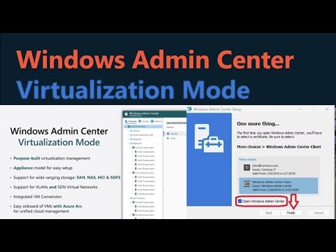 TechDArchive's tweet card. Windows Admin Center Virtualization Mode: Manage Your Hyper‑V Fabric