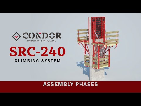 condor_formwork's tweet card. SRC-240 climbing system (ENG)