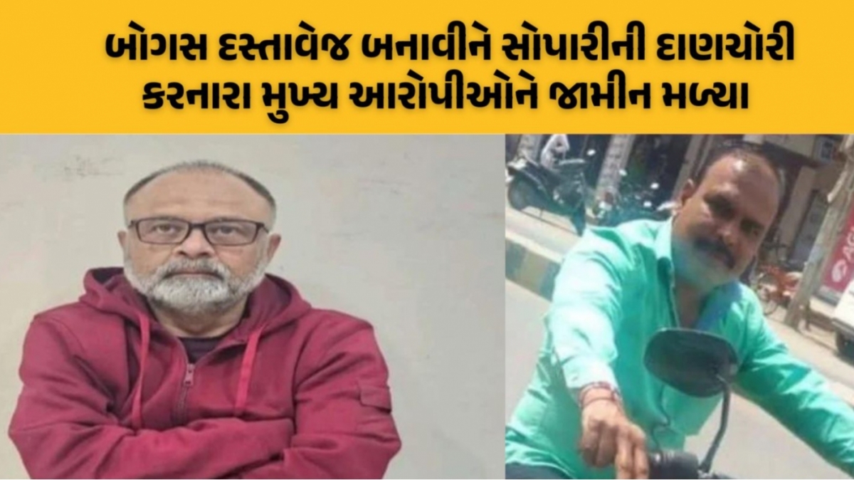 VoI_Gujarati's tweet card. પંકજ અને કિરીટસિંહને ભુજની કોર્ટમાં જામીન ન મળતા તેમણે ગુજરાત હાઇકોર્ટમાં અપીલ કરી હતીકચ્છમાં કરોડો રૂપિયાના ચકચારી સોપારી-તોડ કાંડમાં અત્યાર સુધી ઝડપાયેલા આરોપીઓ ધીમે ધીમે જામીન ઉપર જેલ મુક્ત થઇ...