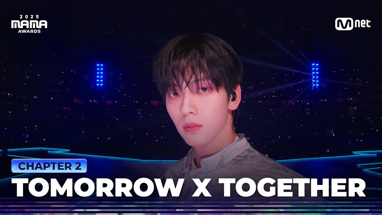 megu41015's tweet card. [#2025MAMA] 투모로우바이투게더 - Upside Down Kiss + Beautiful Strangers | Mnet...