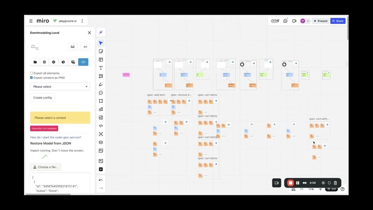 adymitruk's tweet card. Finally: Git Support for Event Modeling in Miro 🚀