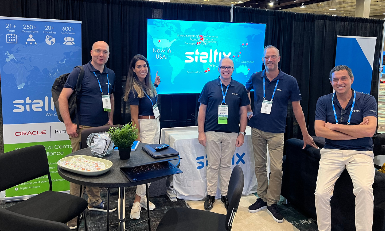 Steltix's tweet card. Steltix continues their 2023 QUEST Partnership by exhibiting at the biggest global Oracle customer event that will be held at the Hilton Anatole in Dallas, Texas, 8-11 May 2023.