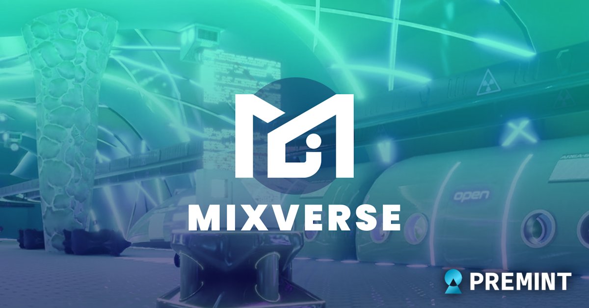 Mix01_AI's tweet card. MixVerse is the first metaverse featured VR/AR, whose team had developed the most popular VR game with its download volume ranked No1 in the Sports categ…