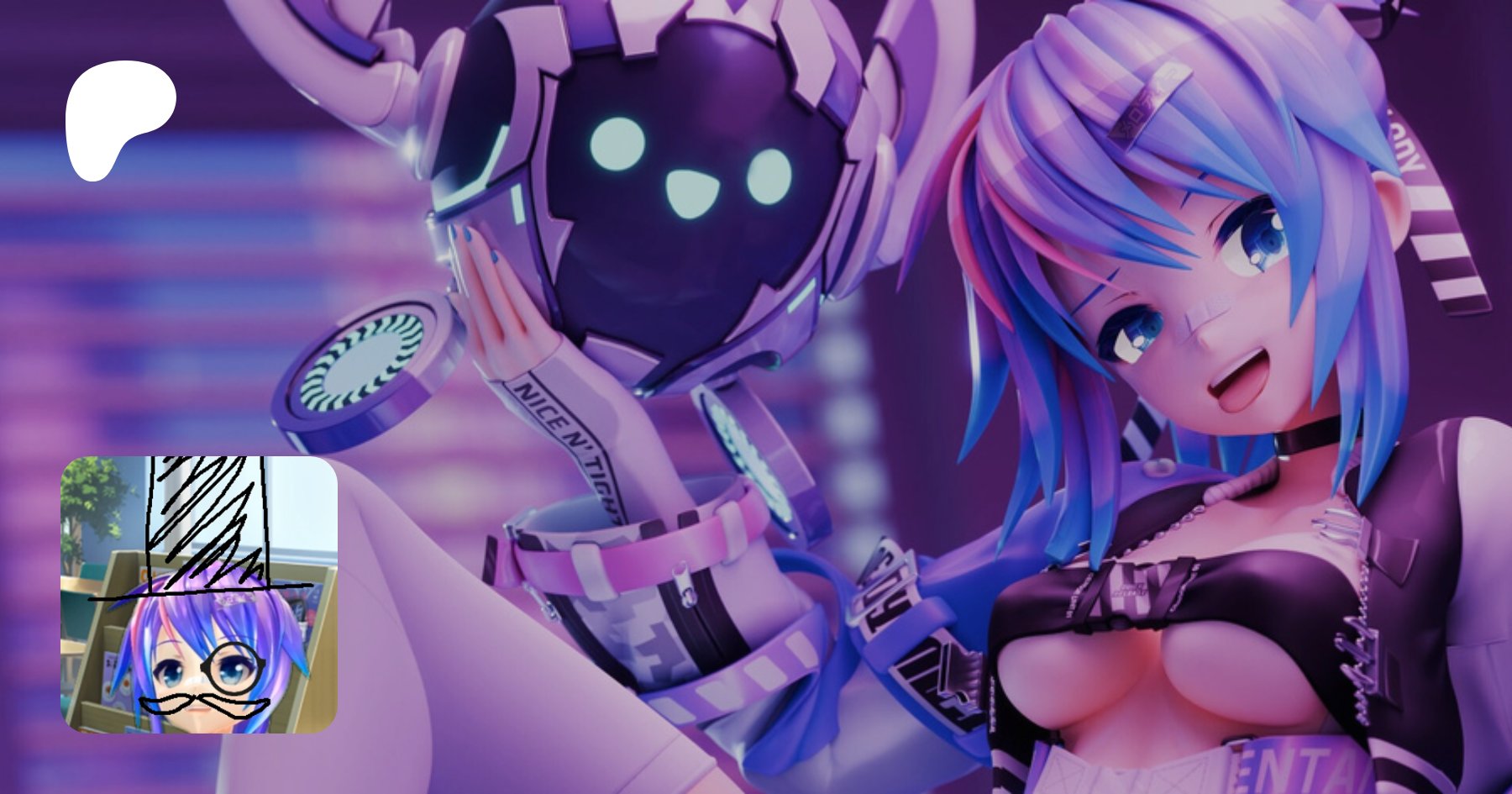 ProjektMelody's tweet card. Creating Live Streaming & Hentai Content Creation