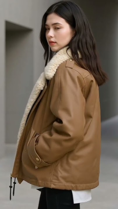 Laris_aksesoris's tweet card. Winter Just Got Cooler with This Chic VEN Coat!