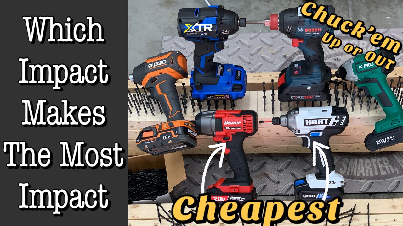 ClientGraphics's tweet card. Cheapest Impact Drivers vs Expensive Chuck Em UP or Out