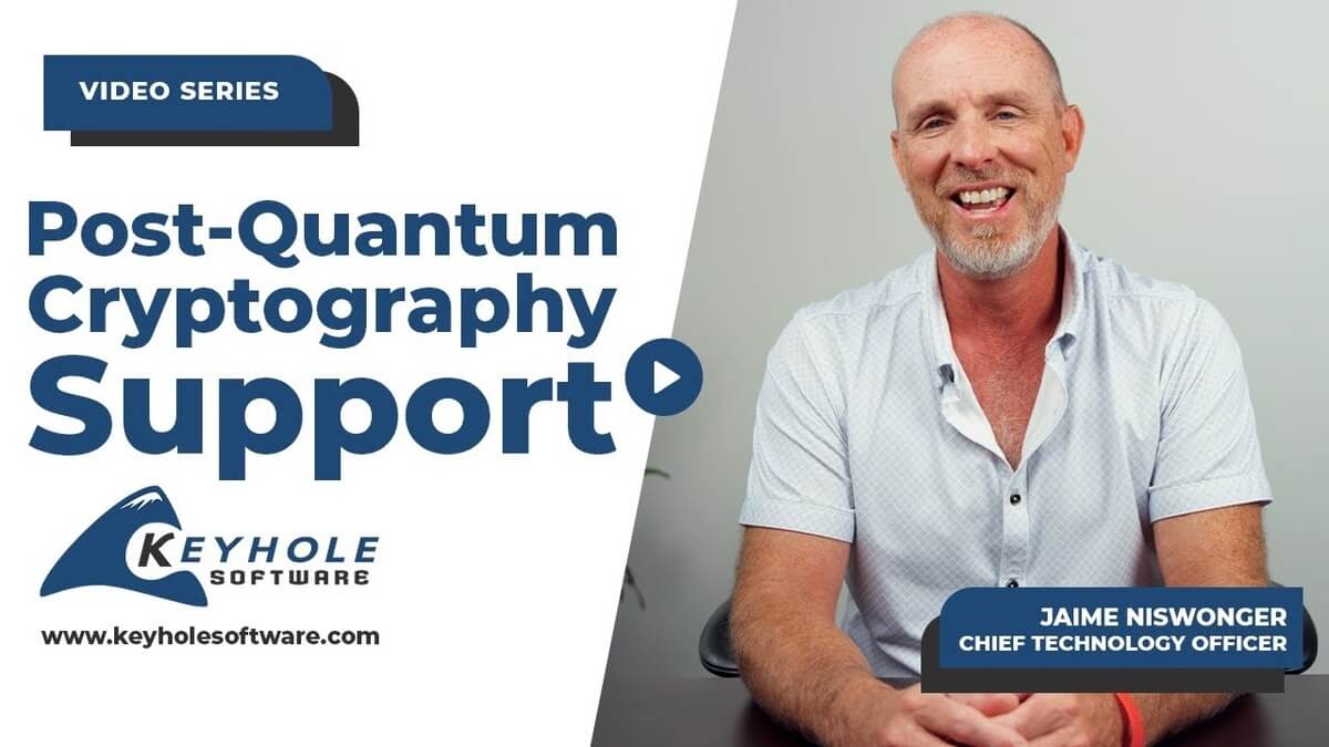 KeyholeSoftware's tweet card. Quantum computers are advancing, and they could soon break the encryption that protects today’s data. RSA and ECC, which are standard today, may not stand