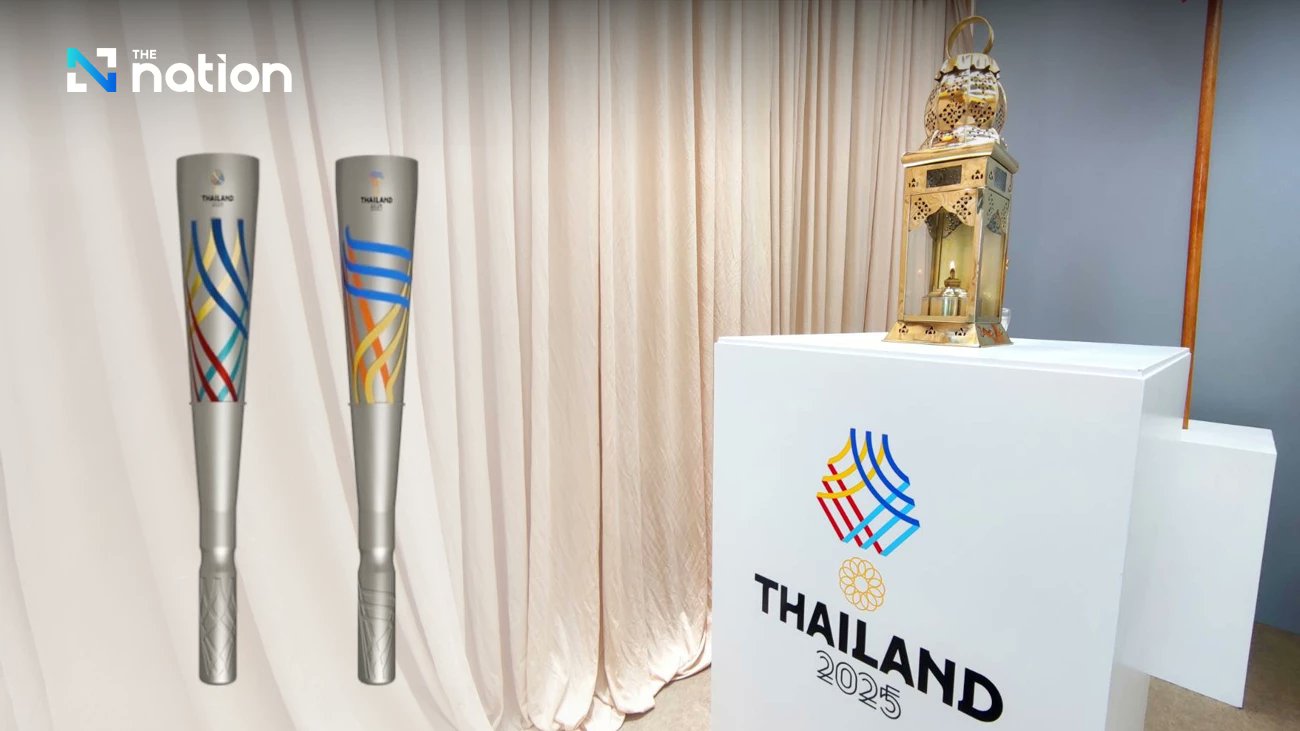 Thenationth's tweet card. Torch Relay Routes Announced for the 33rd SEA Games and 13th ASEAN Para Games Across Four Host Provinces — Bangkok, Chonburi, Songkhla, and Nakhon Ratchasima on November 16
