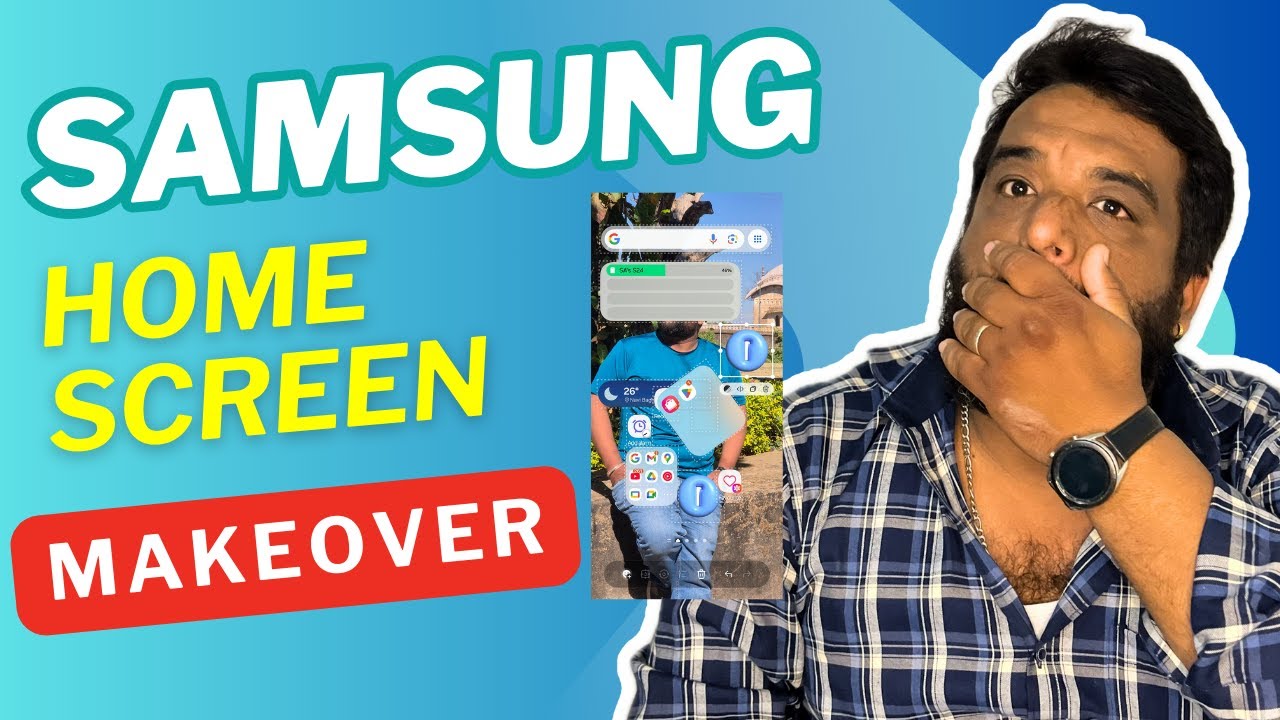 _SunnyArora's tweet card. How to Customize Samsung Galaxy Home Screen With DIY Home