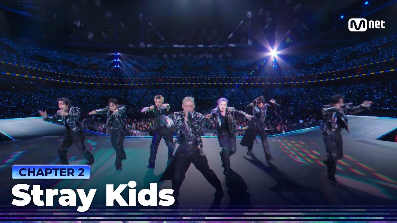 Stray_Kids's tweet card. [#2025MAMA] Stray Kids - CREED + Chk Chk Boom + 신선놀음 + CEREMONY (Hip...