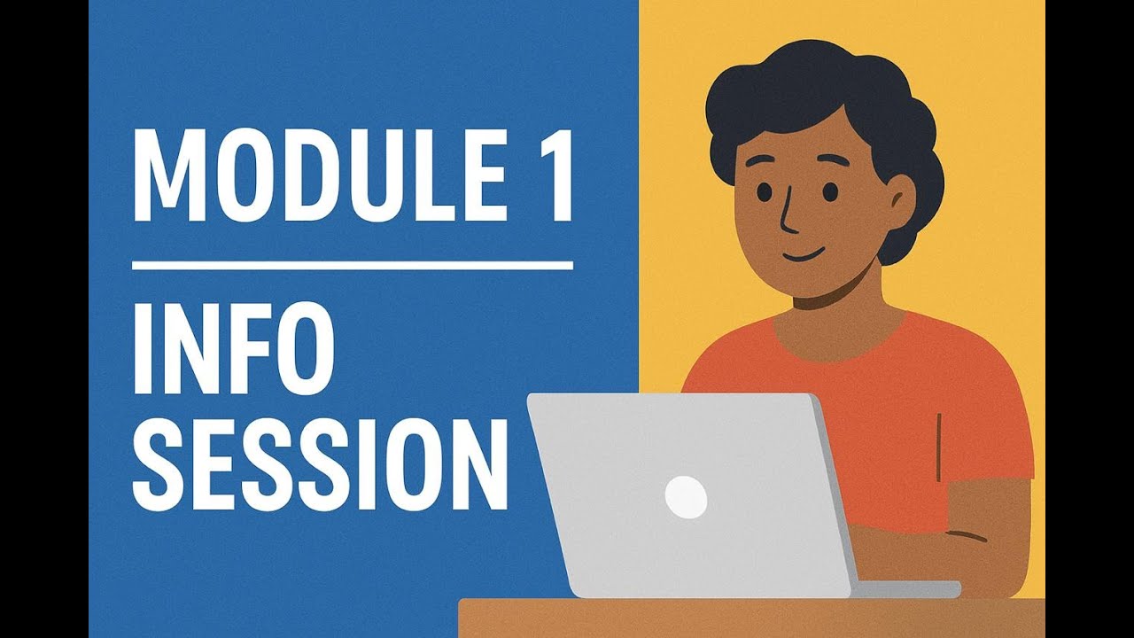 BioinfoUI's tweet card. Module 1 Intro Session for Successful Applicants