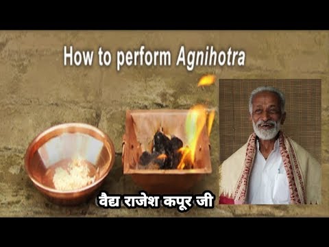 Jitendrakphc's tweet card. How to do Agnihotra by Vaidya Rajesh Kapoor