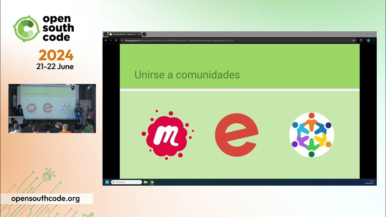 dani_latorre's tweet card. Gamedev Crafters. Aprendizaje colaborativo. #OpenSouthCode24