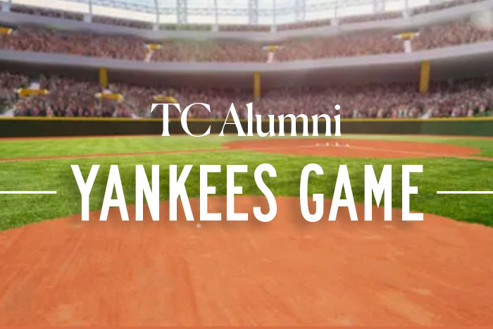 TeachersCollege's tweet card. Sunday, September 28, 2025 3:00 PM - 6:00 PM (EST) at Yankee Stadium (1 E 161st St, Bronx, NY 10451)
