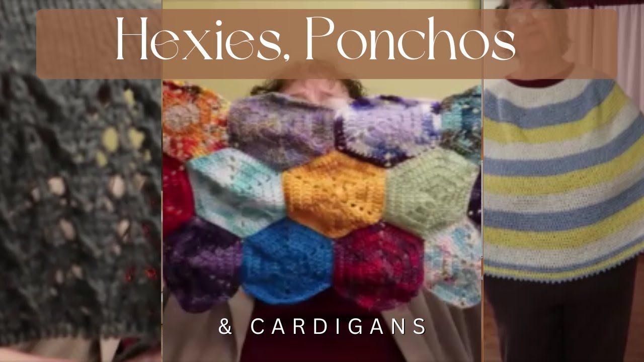 KatrinasCreati2's tweet card. Hexies, Ponchos & Cardis