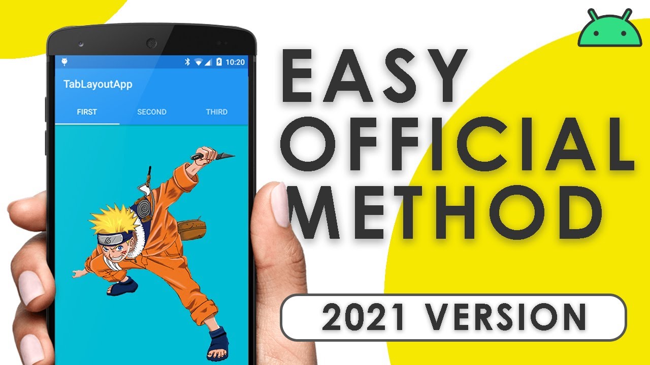 TheCodeCity's tweet card. TabLayout With Fragments in Android Studio - Beginner Tutorial