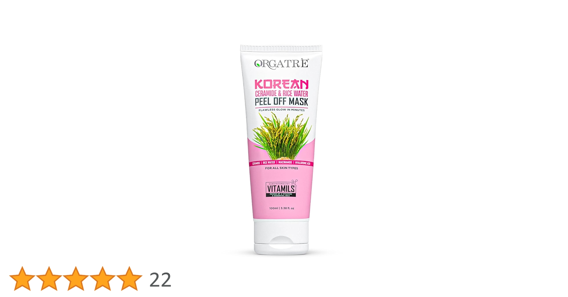 BnrJumbo's tweet card. Discover the secret to Korean glassy skin with Orgatre Korean Peel Off Mask powered with Ceramide & Rice Water (100ml). This advanced peel-off mask is specially formulated to deeply cleanse pores,...