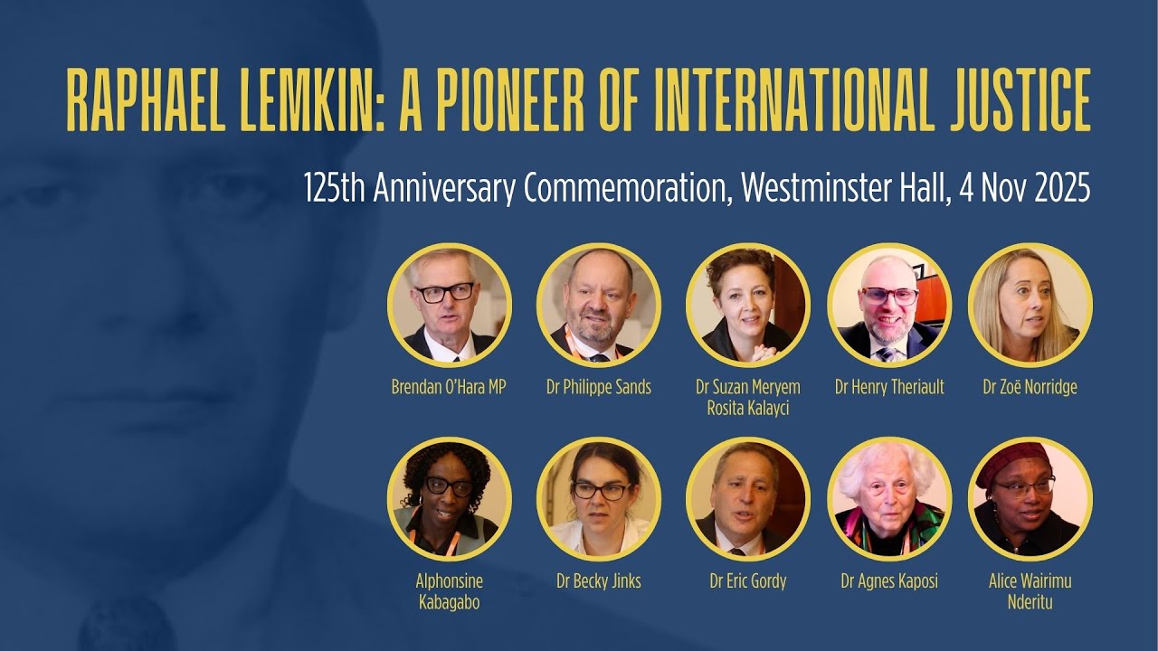 Kigali_Memorial's tweet card. Raphael Lemkin: A Pioneer of International Justice