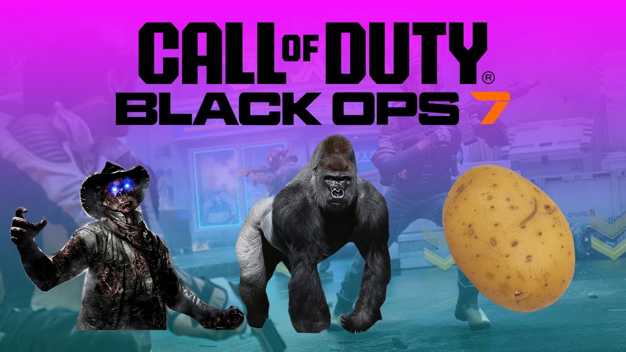 ItzJustSharp's tweet card. Becoming Ape in Call of Duty: Black Ops 7