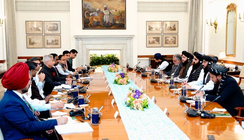 amitjyotiSe's tweet card. From barring women journalists to displaying the Taliban flag in New Delhi, the Modi governments red-carpet treatment of Taliban foreign minister reveals a troubling willingness to sacrifice India’s...