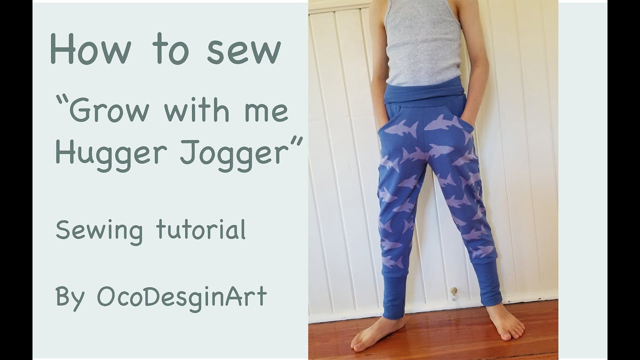 design_oco's tweet card. How to sew Grow with me Hugger Jogger/Sewing Tutorial/ Grow with me...