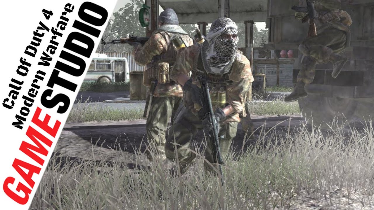 GameStudioSL's tweet card. Call of Duty 4 Modern Warfare Multiplayer LAN play - Team Death Match...