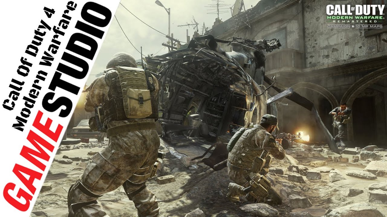 GameStudioSL's tweet card. Call of Duty 4 Modern Warfare Multiplayer LAN play Team Death Match...