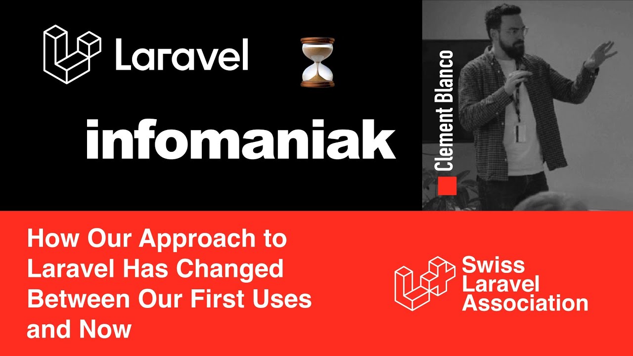 swisslaravel's tweet card. Modern Architectures: Our approach to Laravel over the years -...