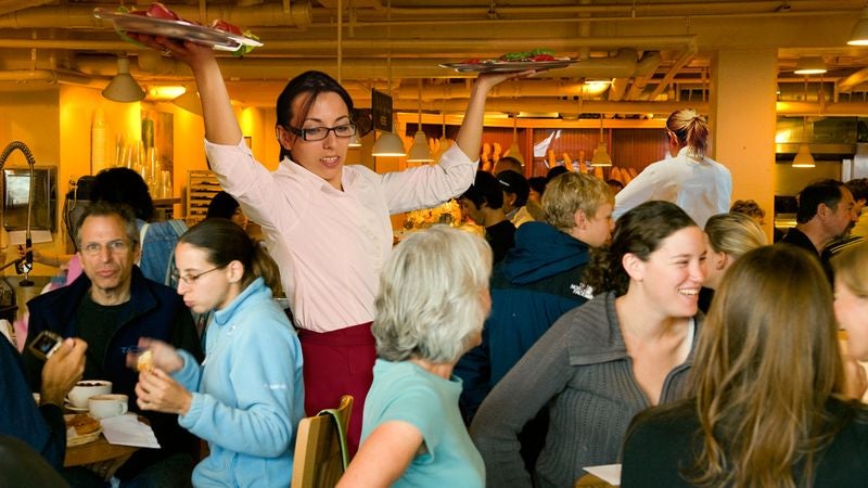 TheOnion's tweet card. At Least 30 People Believed To Have Shown Up At Once