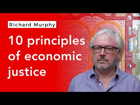 RichardJMurphy's tweet card. The ten commandments of a just economy