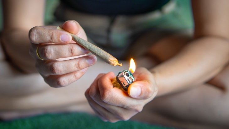 NORML's tweet card. 5 randomized clinical trials involving 176 participants