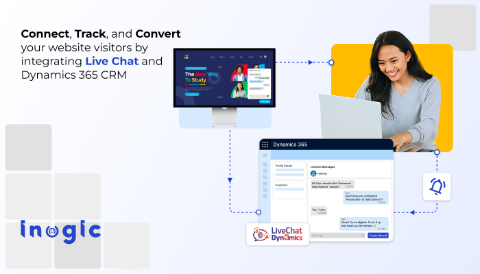 inogic's tweet card. LiveChat4Dynamics is a webchat integration solution for Dynamics 365 CRM. Enhance customer engagement and satisfaction within Dynamics 365